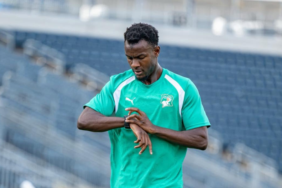Evan Ndicka. Page de l'Equipe Nationale de Football Côte d'Ivoire sur Facebook