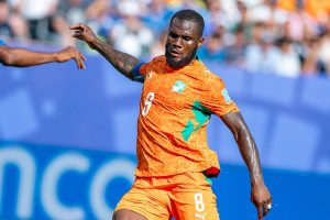 Franck Kessié. Source photo page de l'Equipe Nationale de Football Côte d'Ivoire sur Facebook