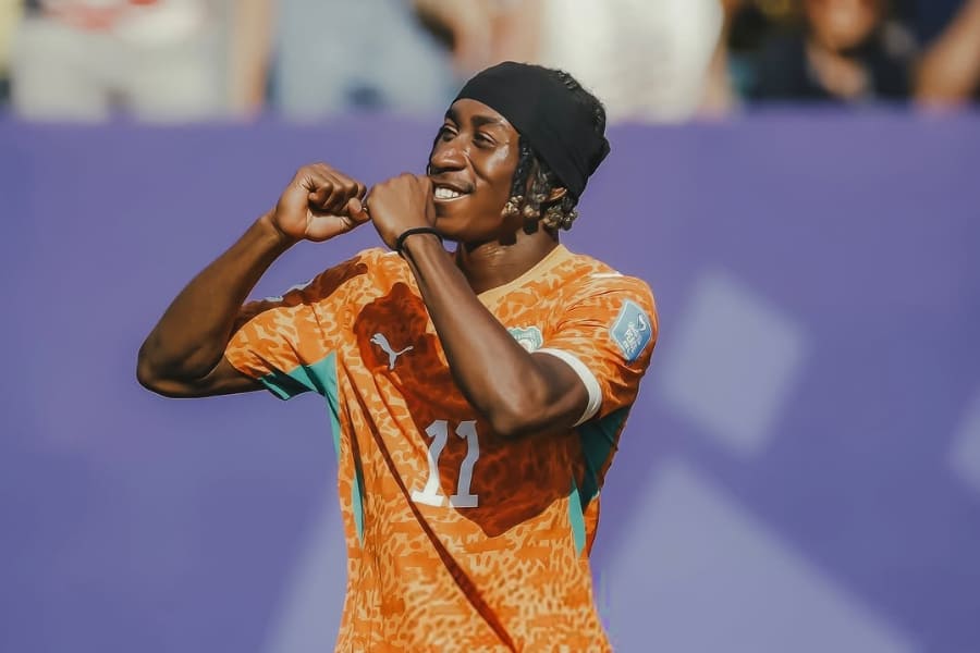 Yan Diomandé. Compte officiel du joueur ivoirien sur Instagram