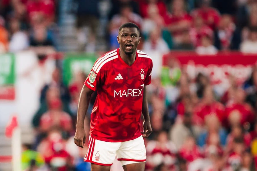 Ousmane Diomandé. Site officiel de Nottingham Forest