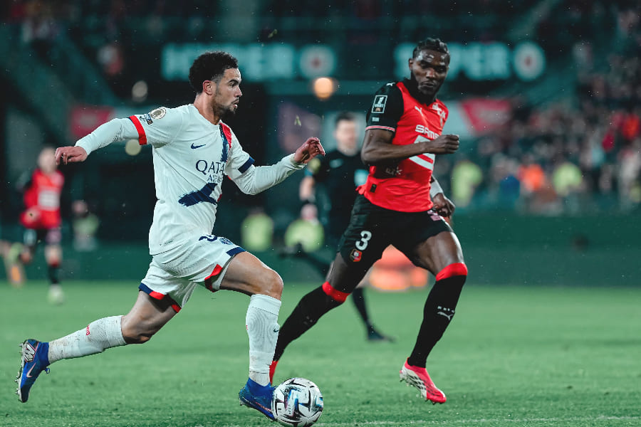 Rennes vs PSG le 13 février 2026. Site officiel des Parisiens