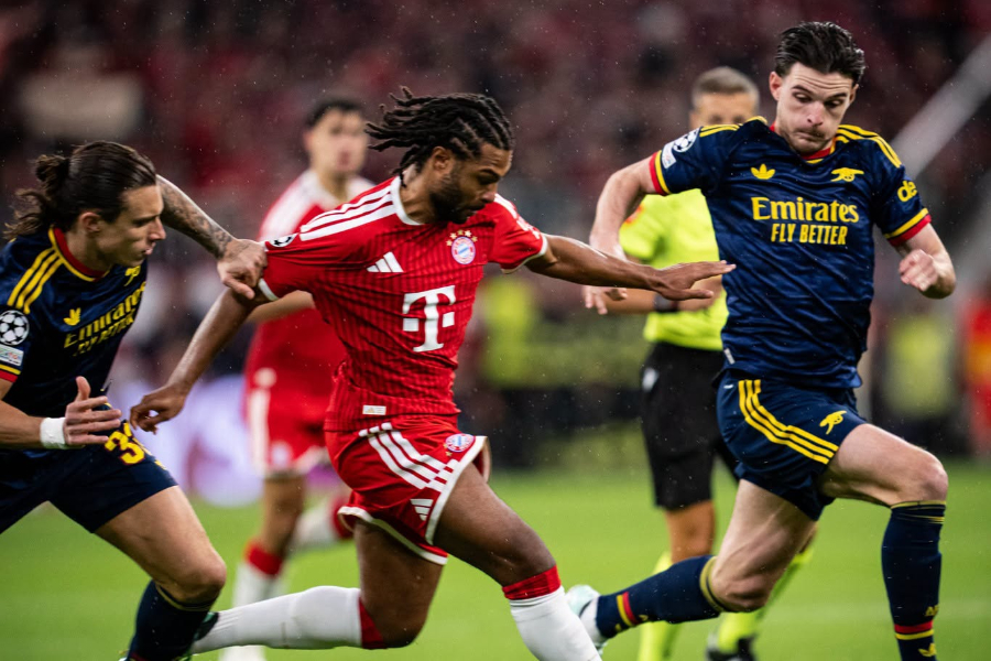 Paris gagnants à 11 dans le match Bayern – Arsenal